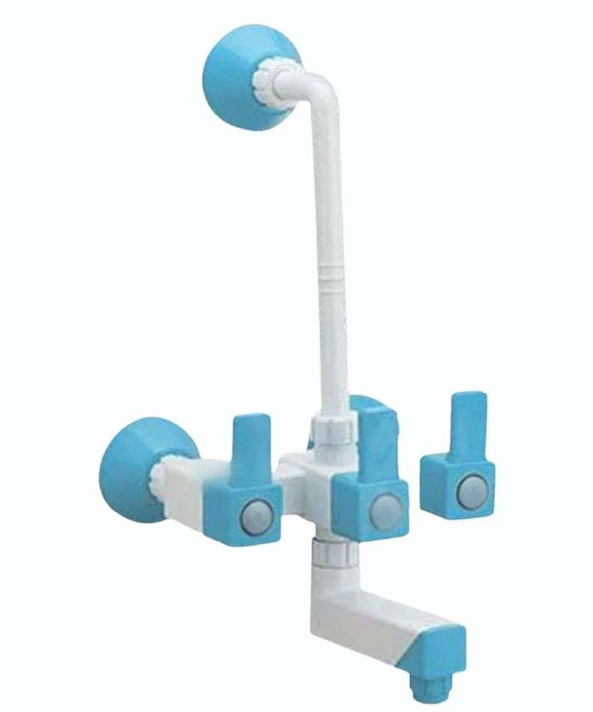 Ramoni Premium PTMT Wall Mixer L-Bend 20mm Square