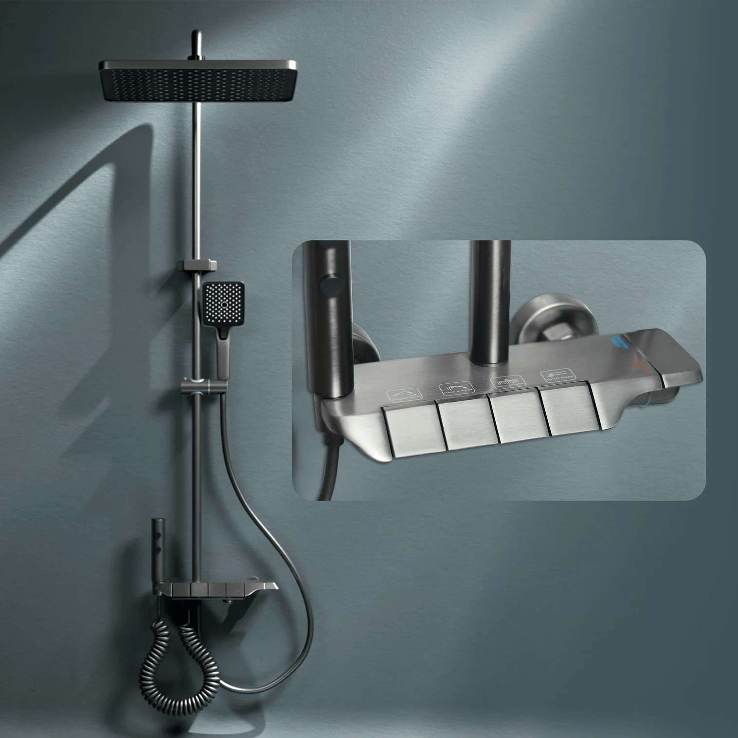 Drizzle Smart Shower Panel Set